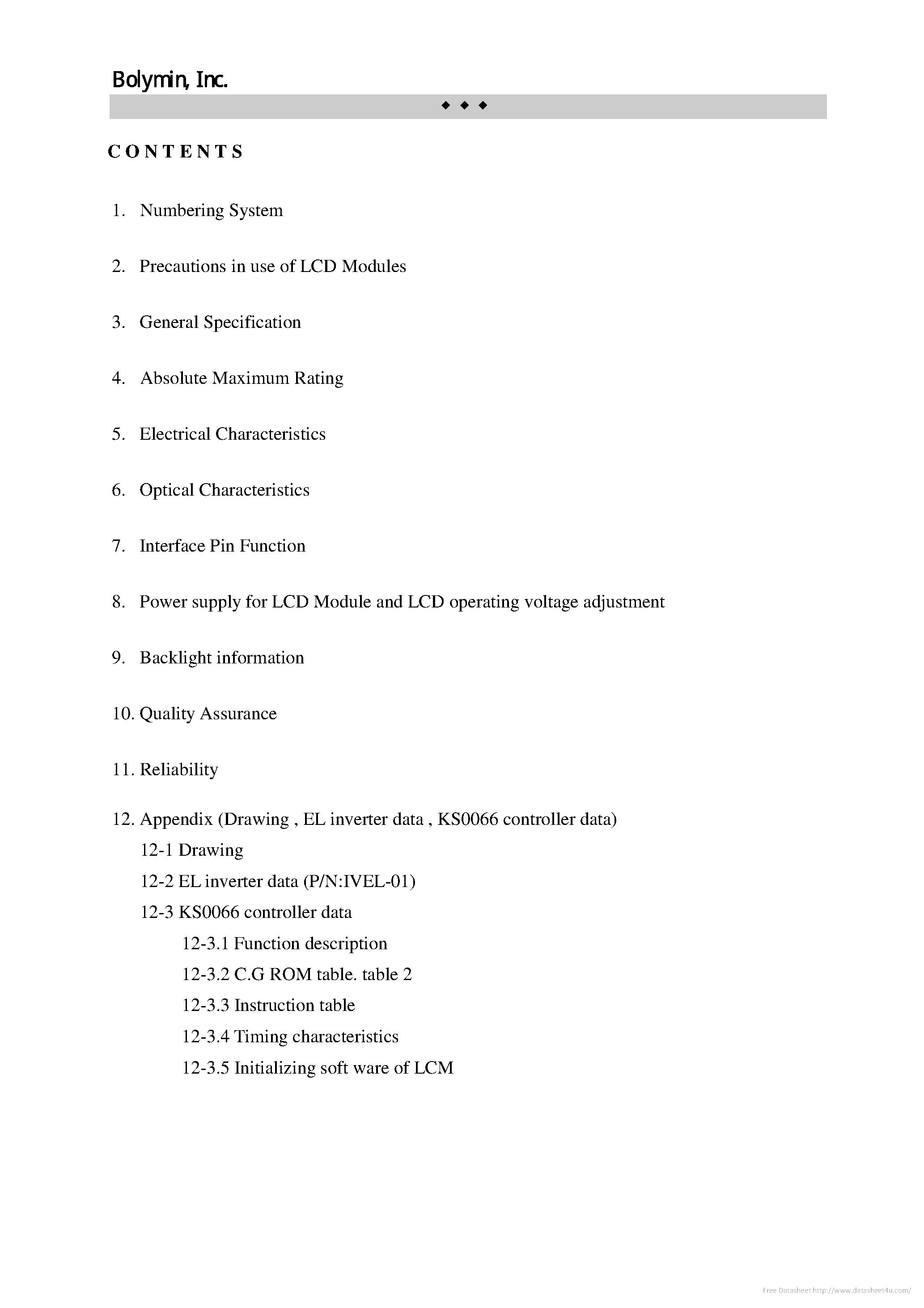 Datasheet BC1601A - page 2