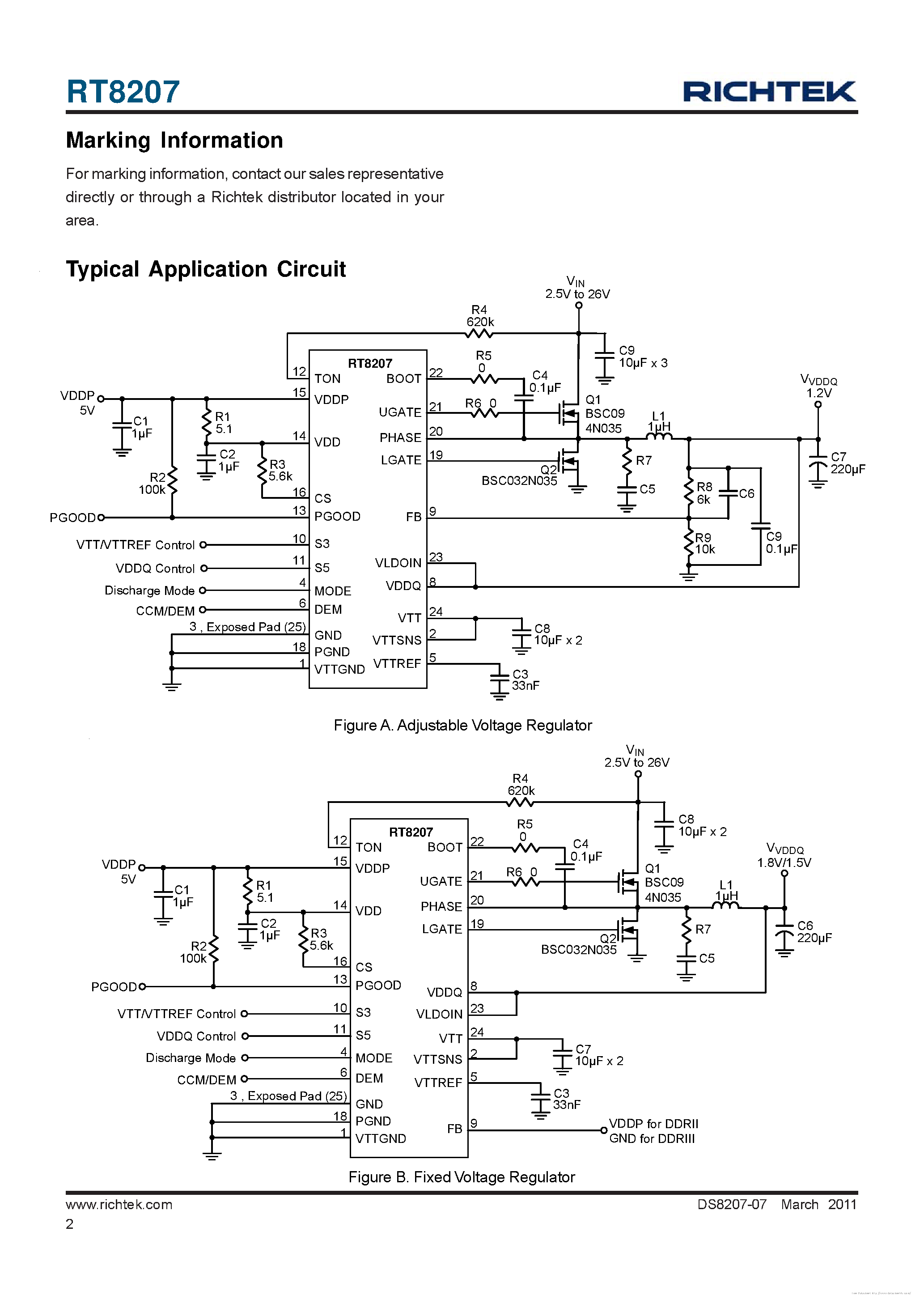 Даташит RT8207 - страница 2