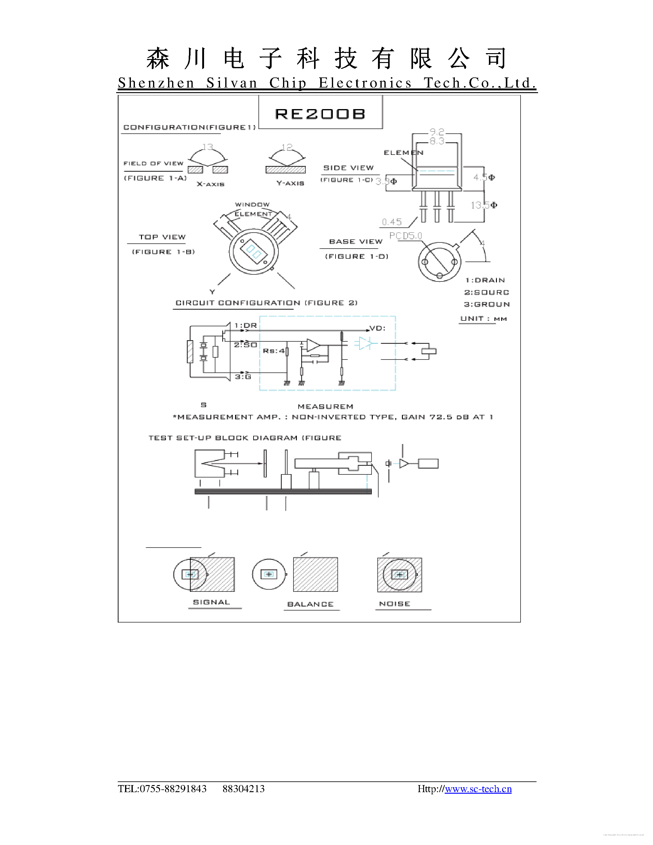 Даташит на микросхему RE200B страница 2 Даташит RE200B - страница 2