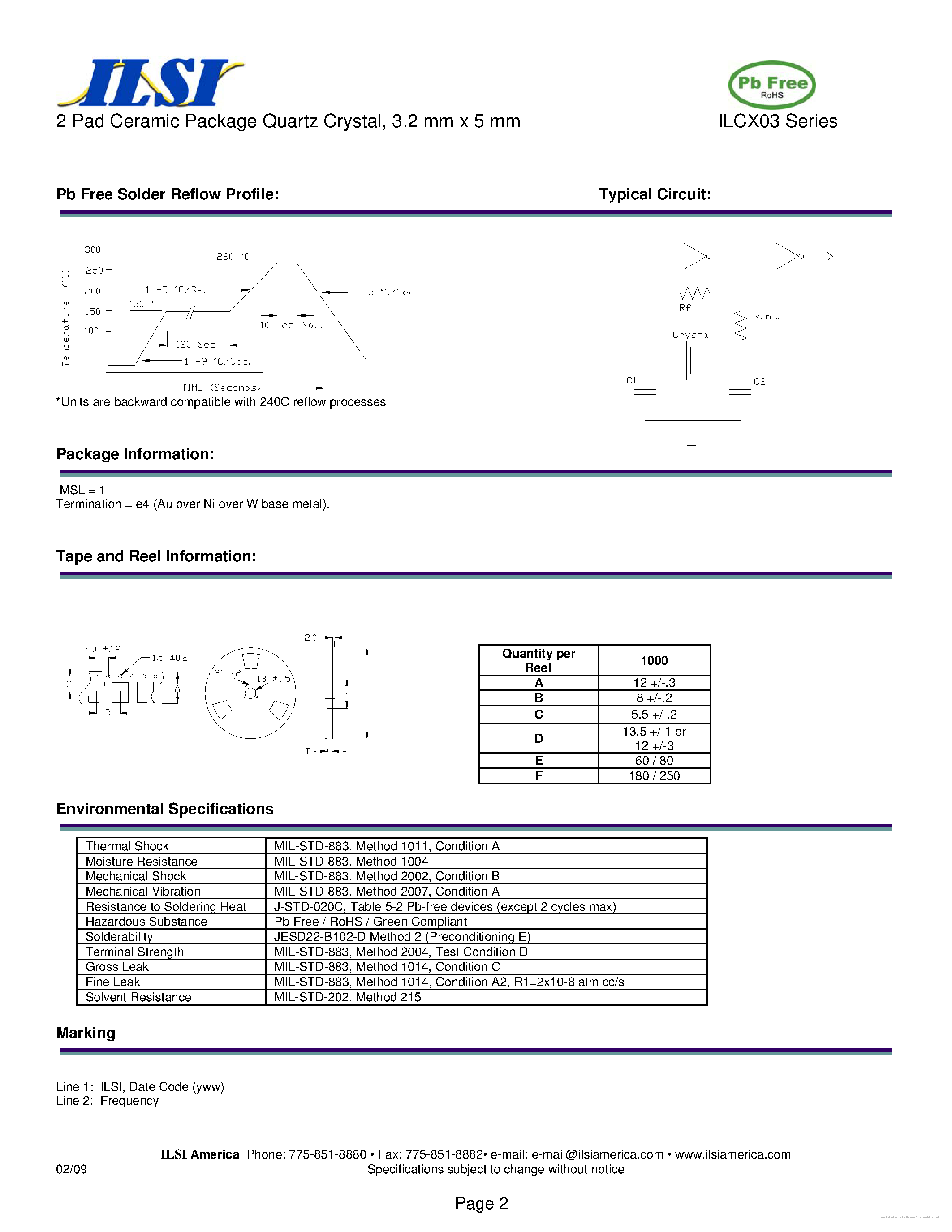 Datasheet ILCX03 - page 2