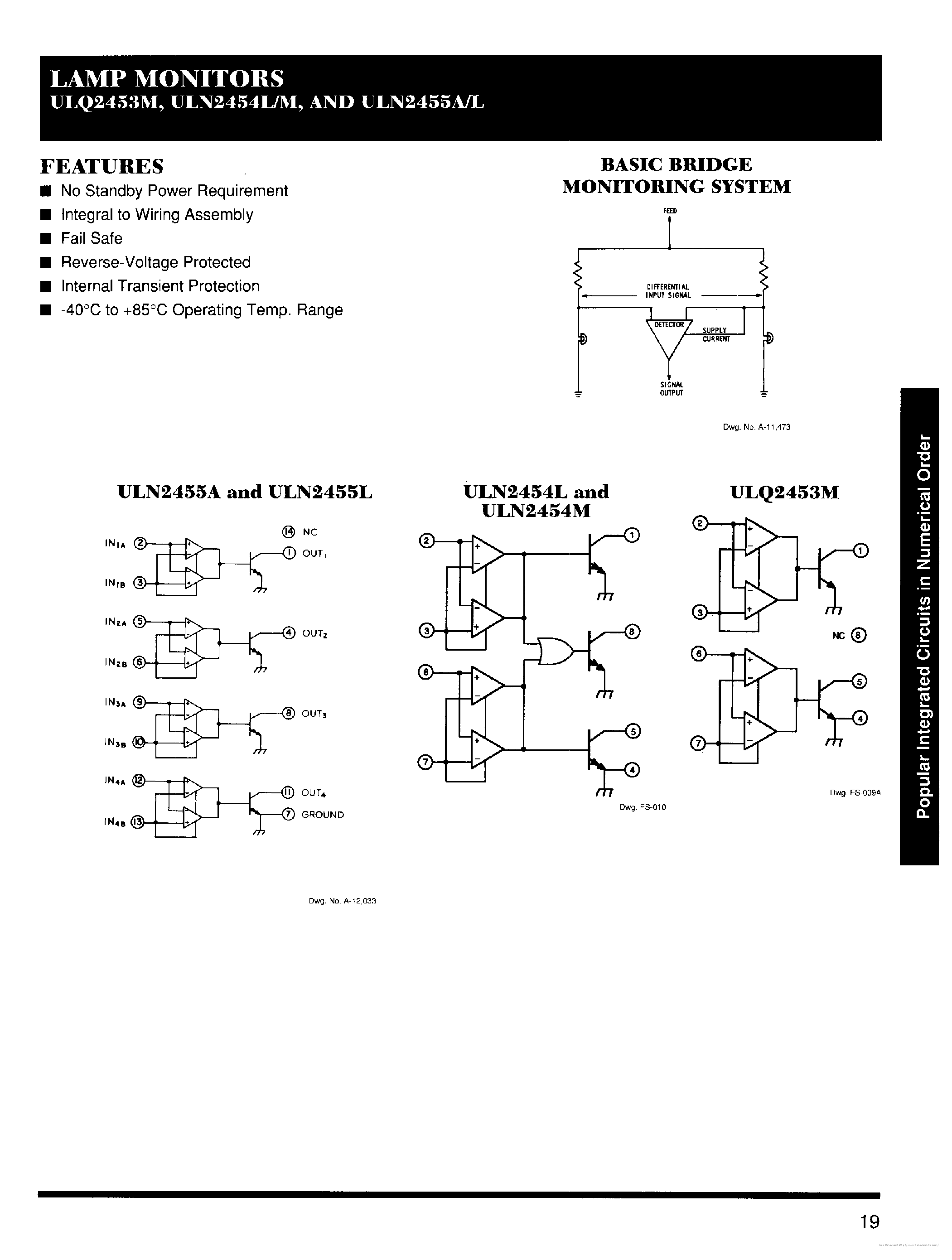 Datasheet ULN2454L - page 1