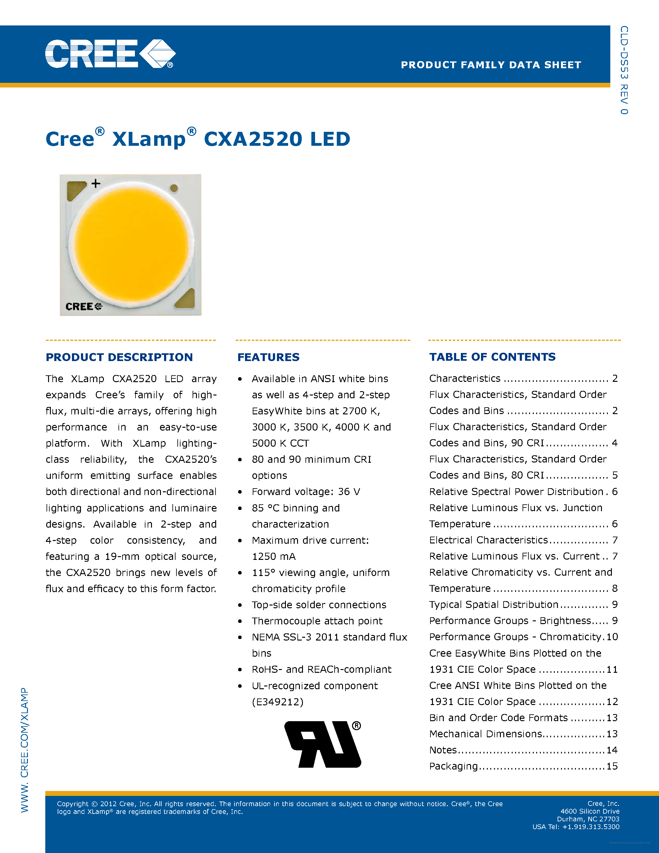 Даташит CXA2520 - страница 1