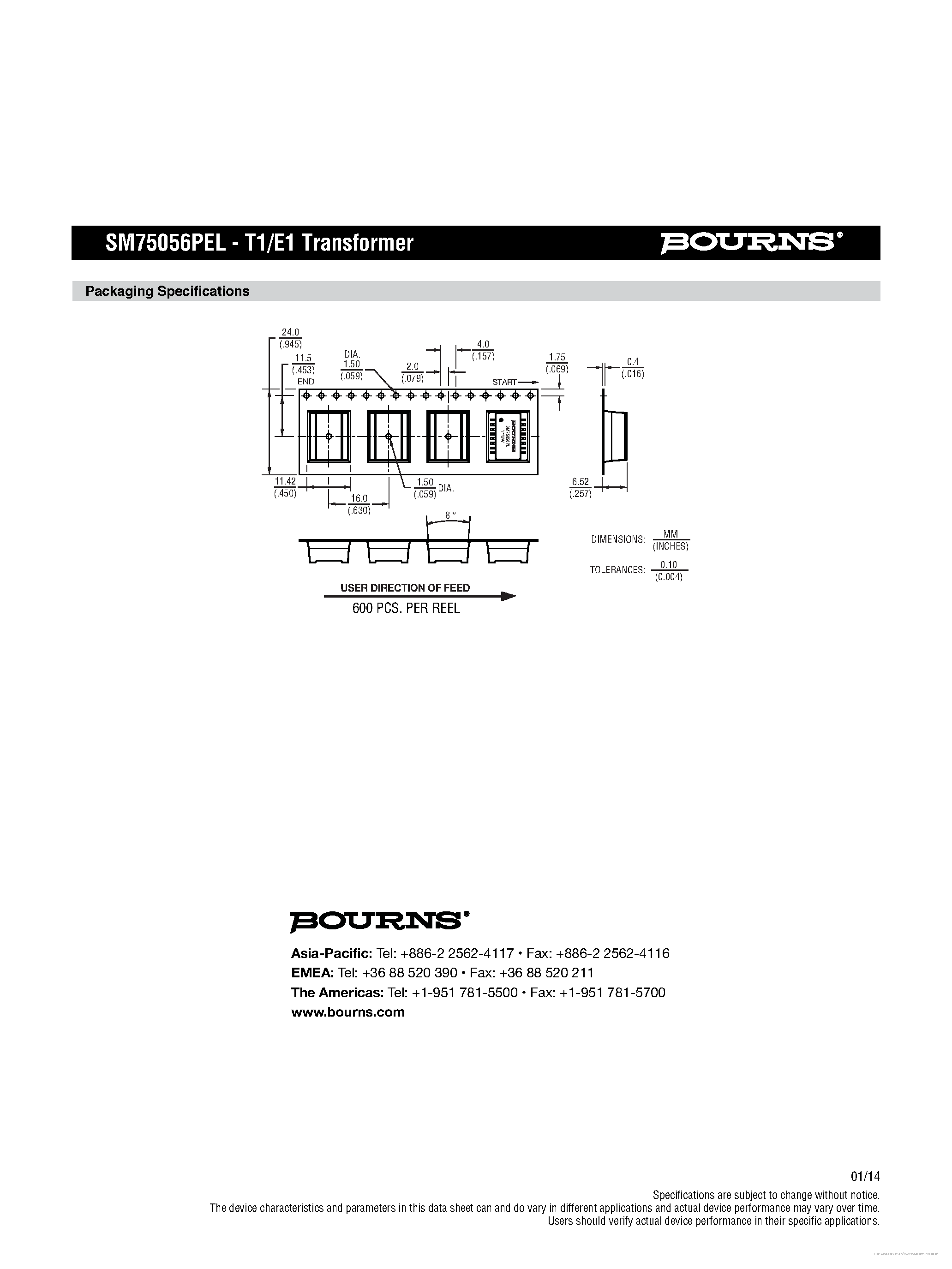 Datasheet SM75056PEL page 2 Datasheet SM75056PEL - page 2