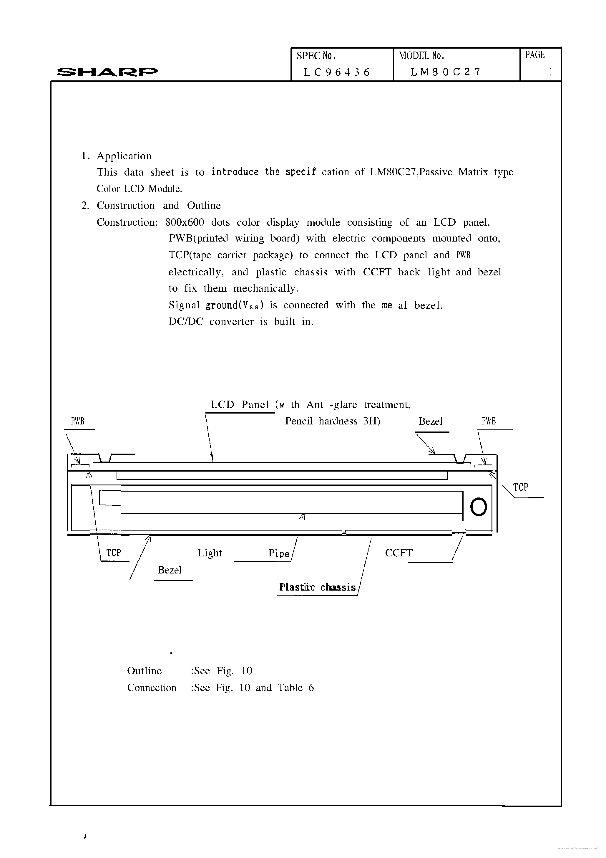 Datasheet LM80C27 - page 2