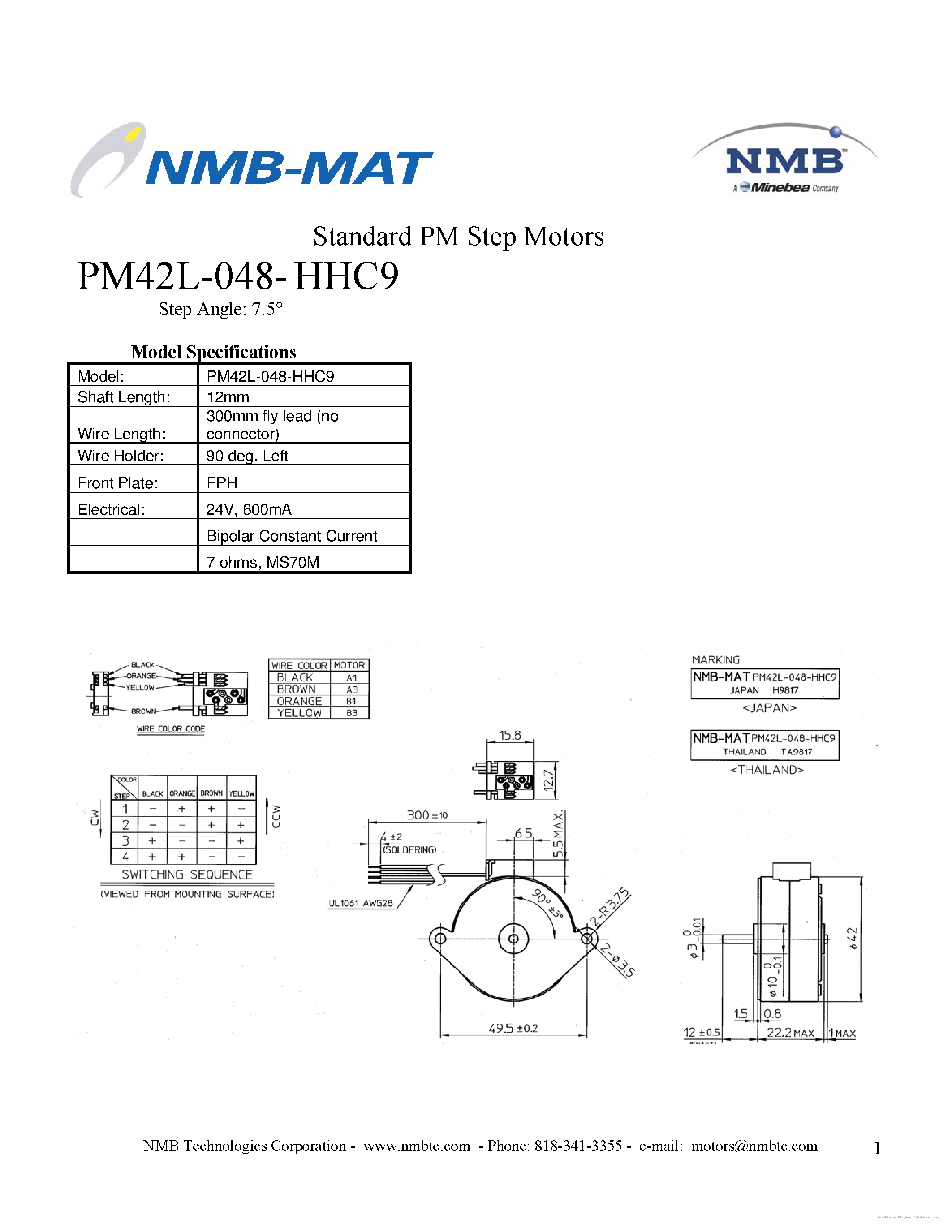 Даташит на микросхему PM42L-048-HHC9 страница 1 Даташит PM42L-048-HHC9 - страница 1