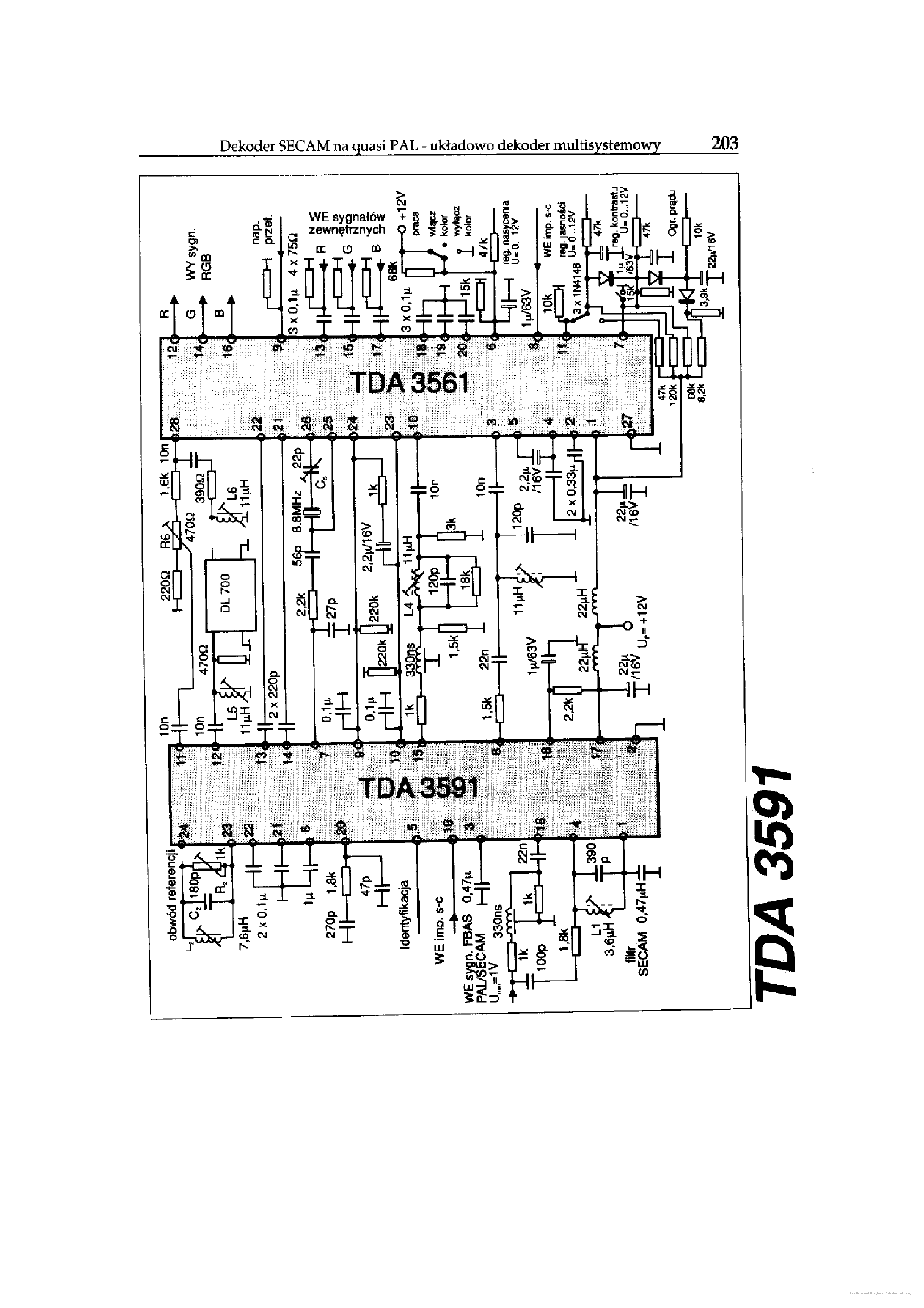 Datasheet TDA3591 - page 2