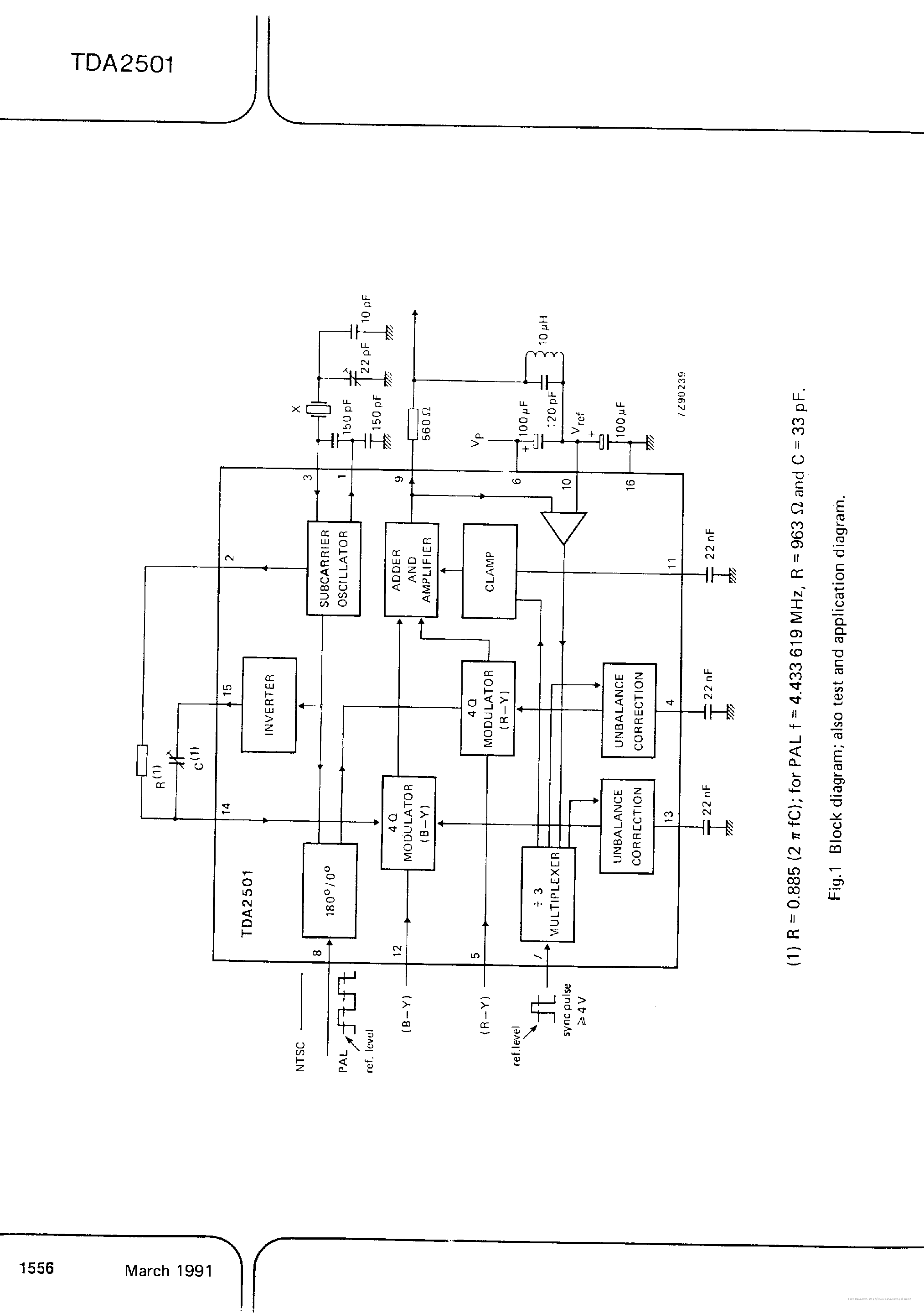Datasheet TDA2501 page 2 Datasheet TDA2501 - page 2