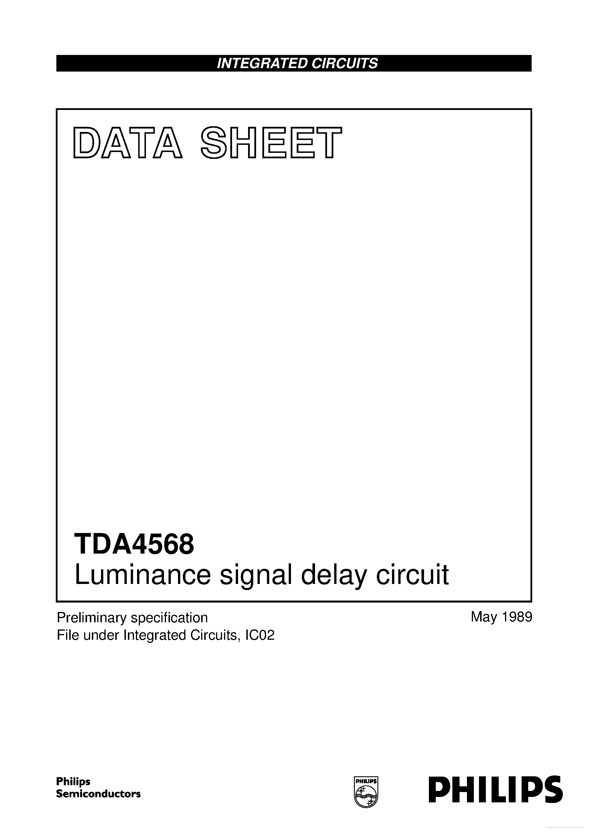 Datasheet TDA4568 - page 1