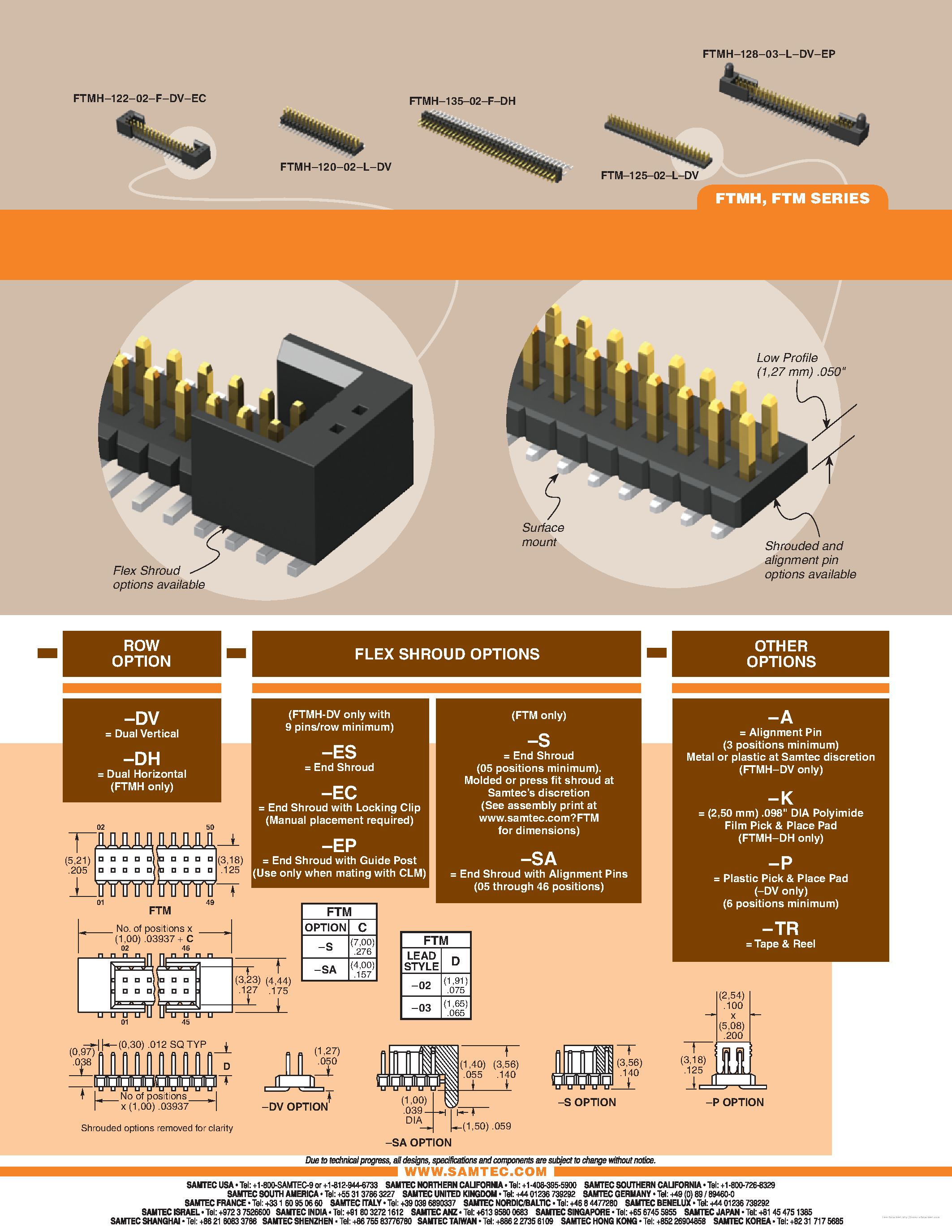 Даташит на микросхему FTM-1xx-02-F-xx страница 2 Даташит FTM-1xx-02-F-xx - страница 2