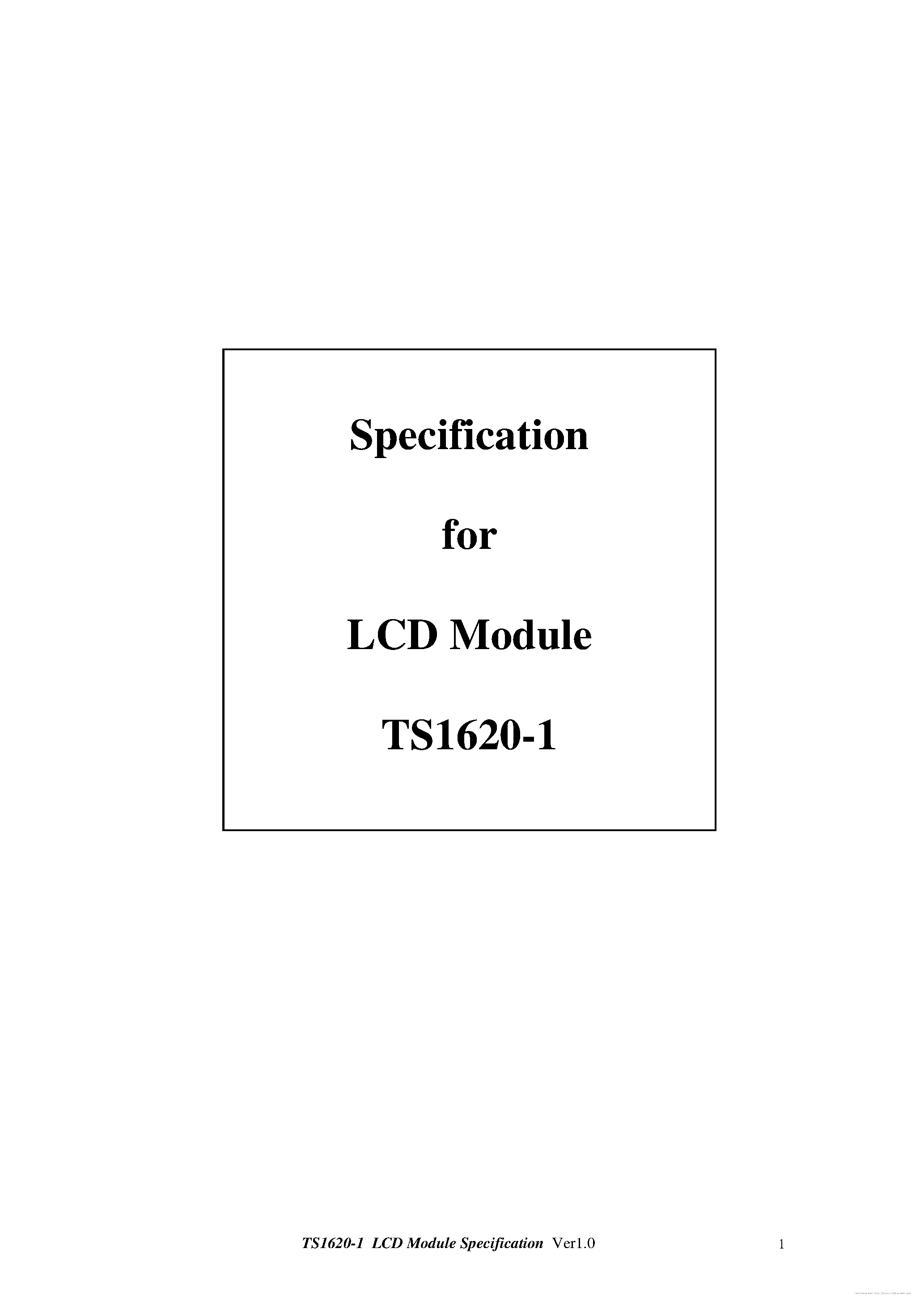 Даташит на микросхему TS1602-1 страница 1 Даташит TS1602-1 - страница 1