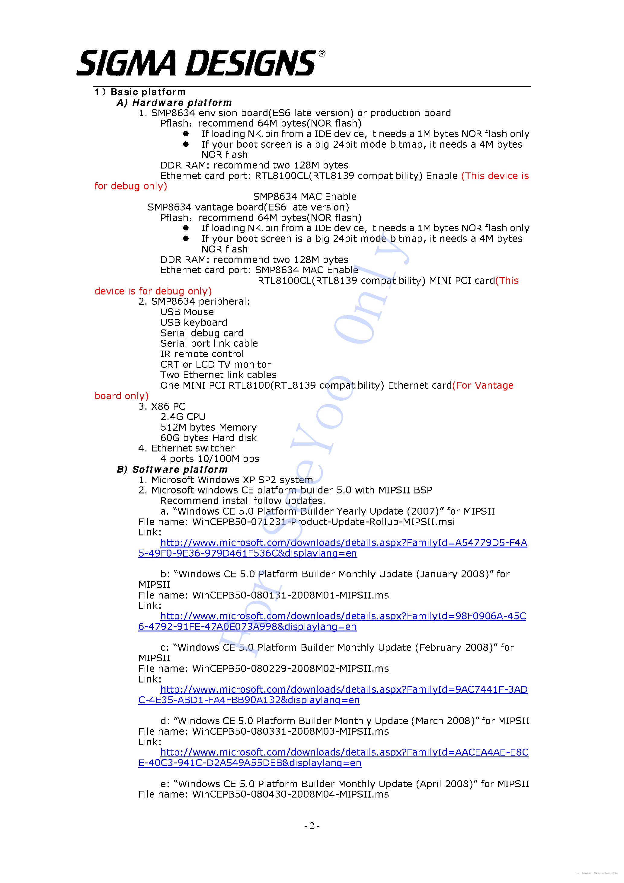 Даташит на микросхему SMP8634 страница 2 Даташит SMP8634 - страница 2