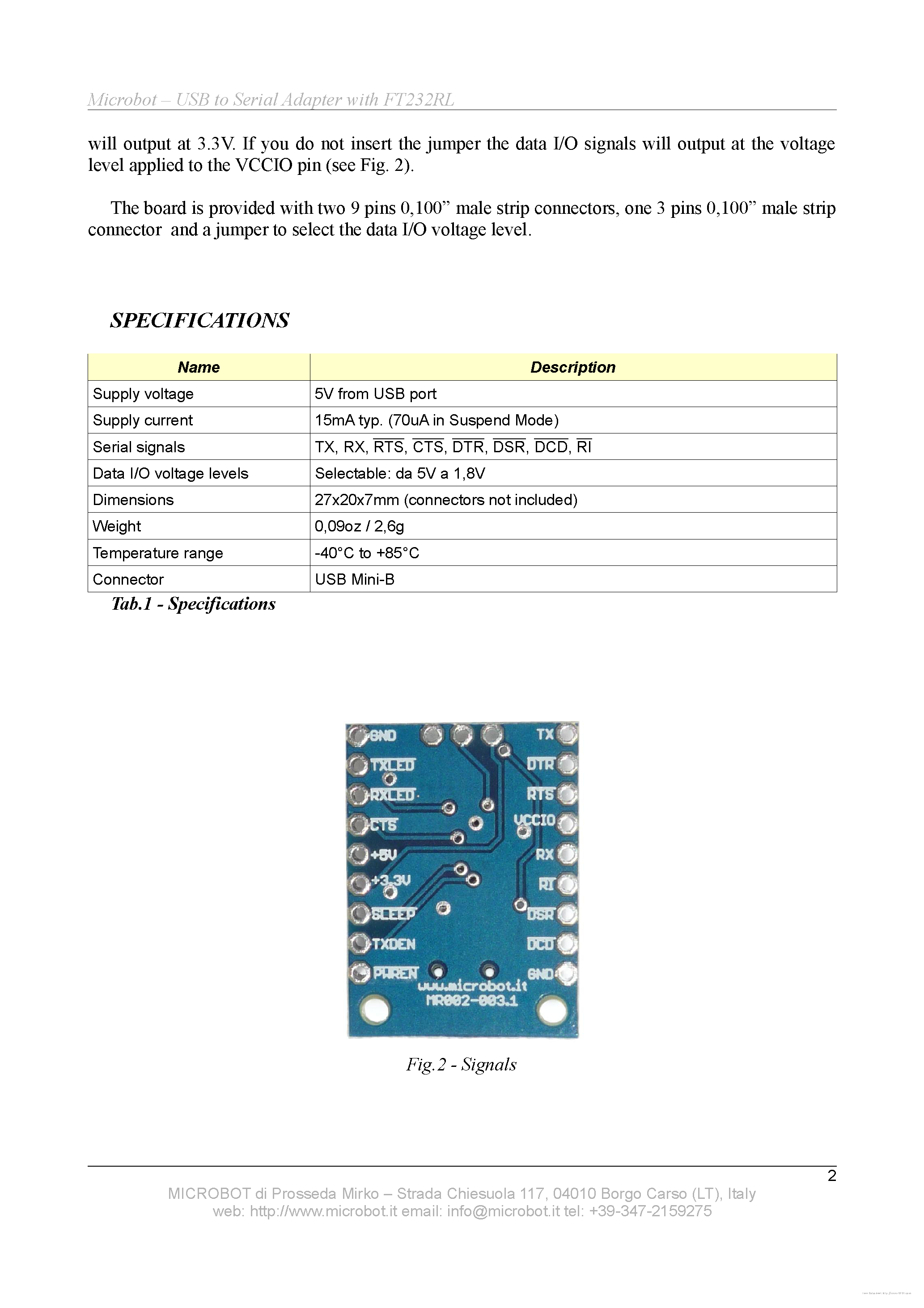 Даташит MR002-003.1 - страница 2