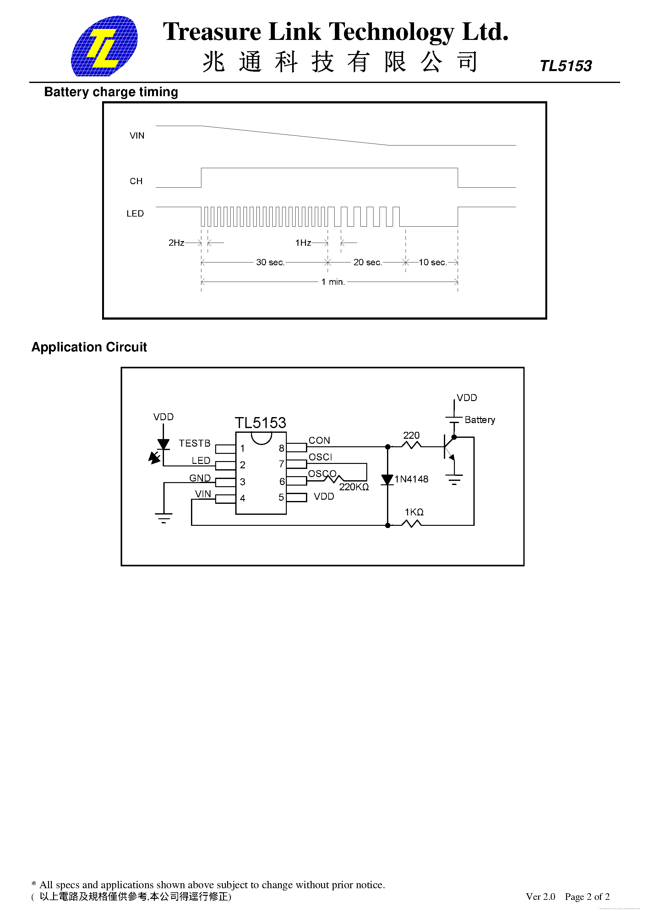 Даташит на микросхему TL5153 страница 2 Даташит TL5153 - страница 2