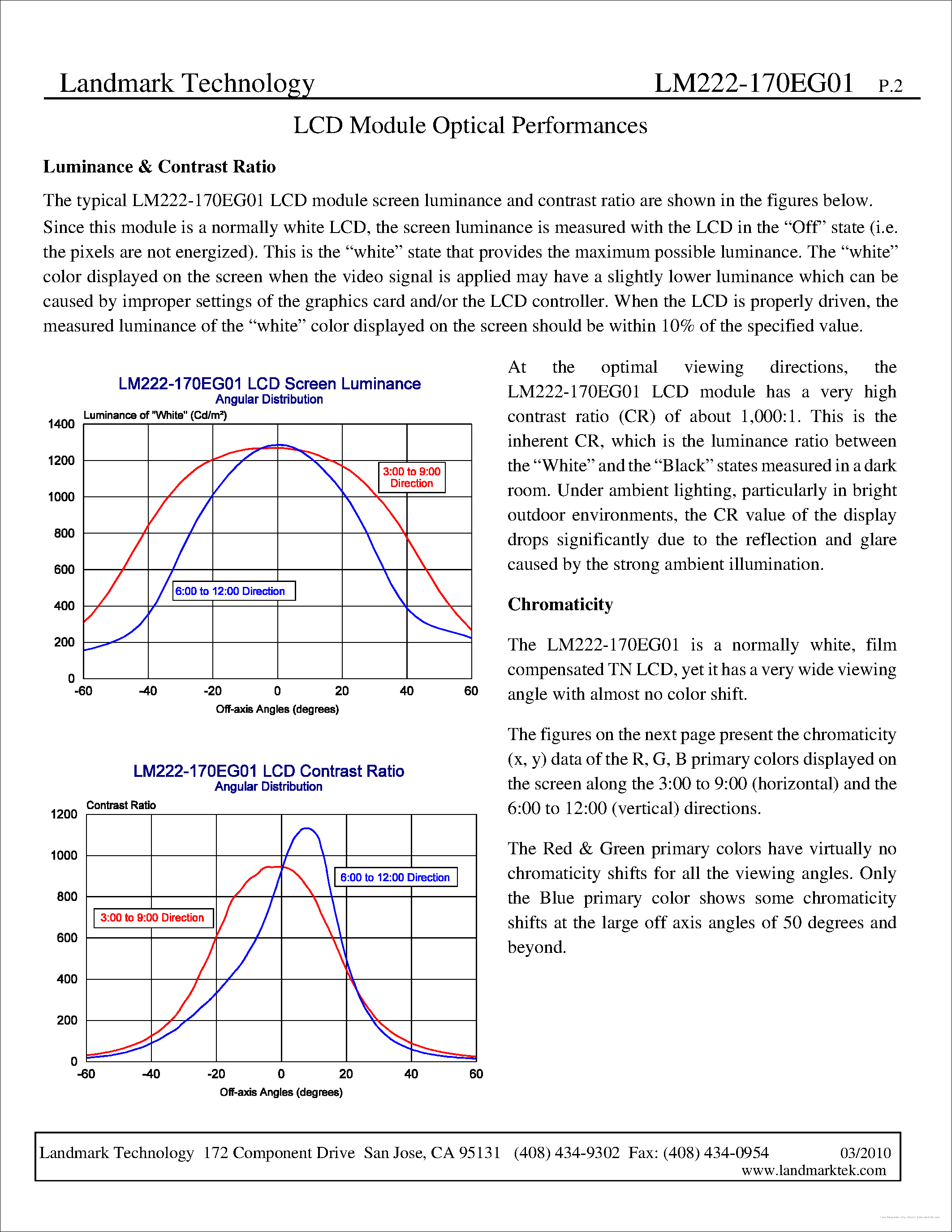 Даташит на микросхему LM222-170EG01 страница 2 Даташит LM222-170EG01 - страница 2