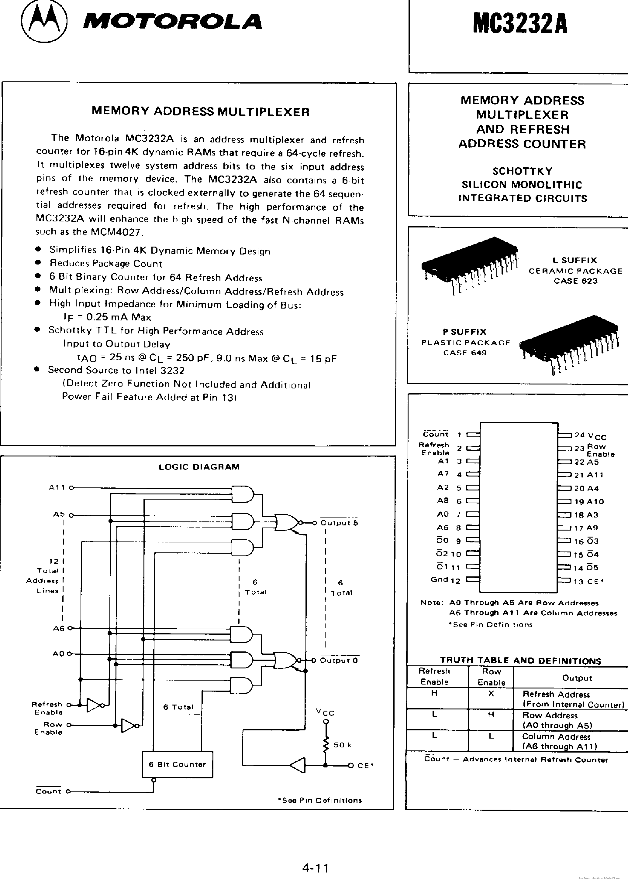 Даташит MC3232A - страница 1
