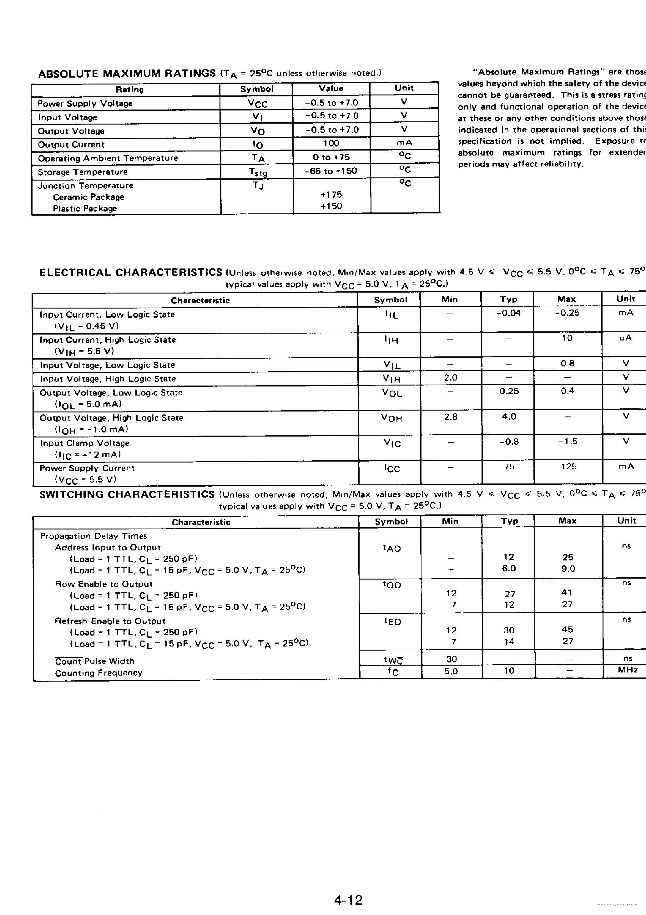 Даташит MC3232A - страница 2
