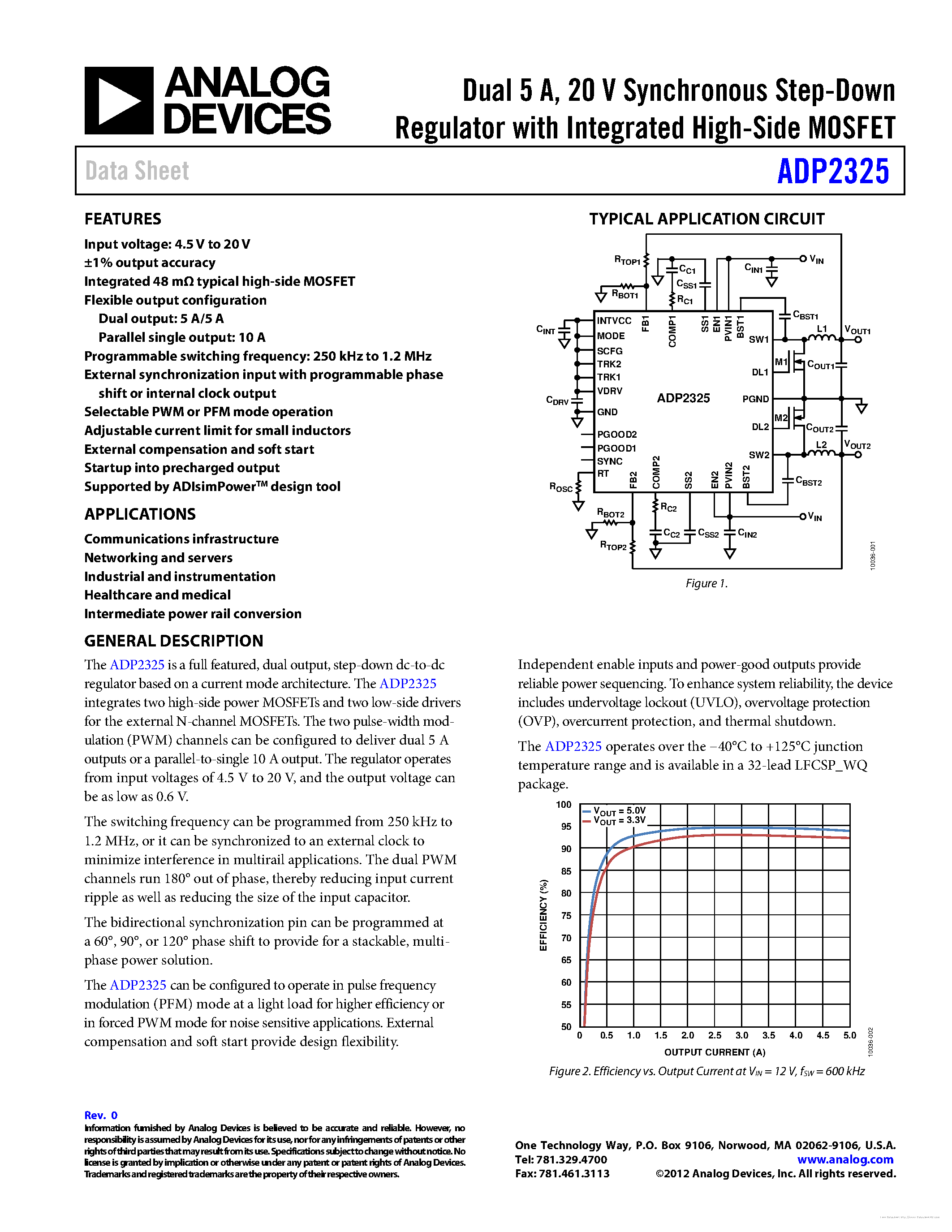 Даташит ADP2325 - страница 1