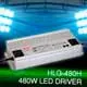 HLG-480H - серия мощных высоконадёжных LED драйверов от Mean Well